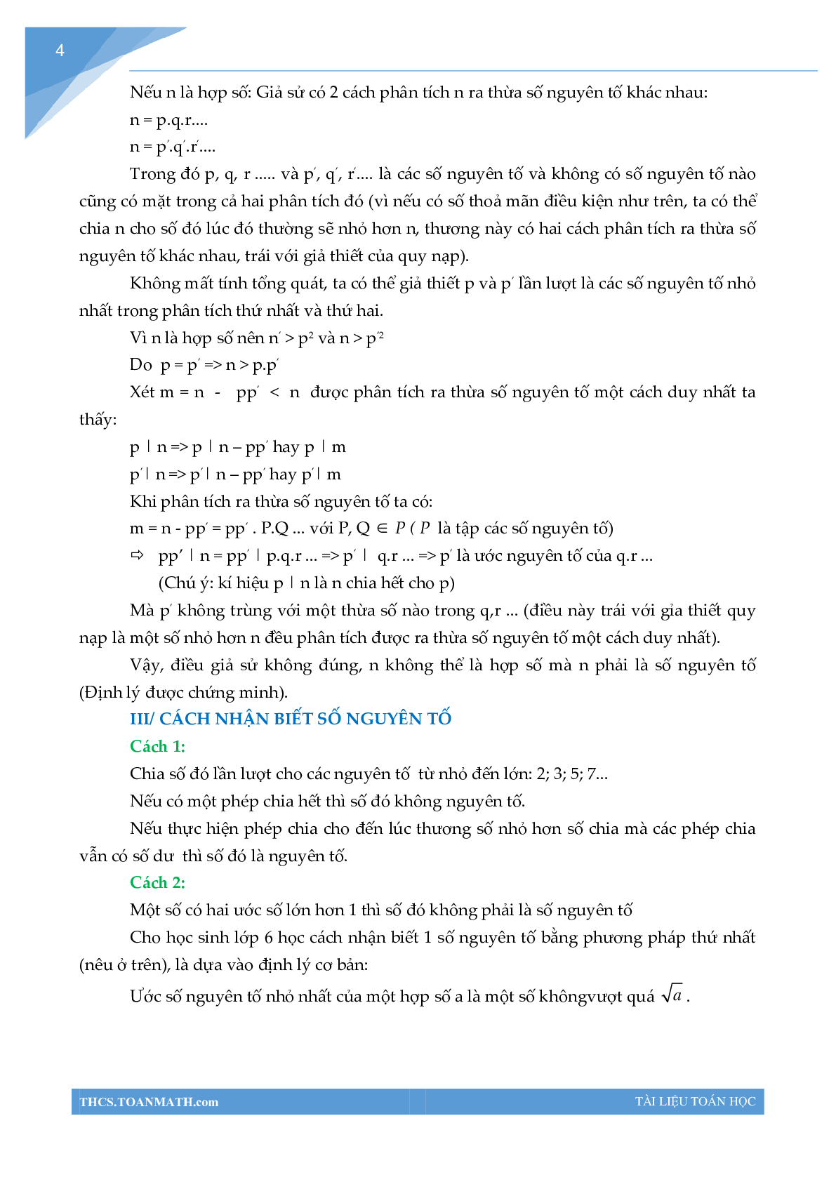 50 Bài tập về số nguyên tố (có đáp án năm 2024) - Toán 6 (trang 2)