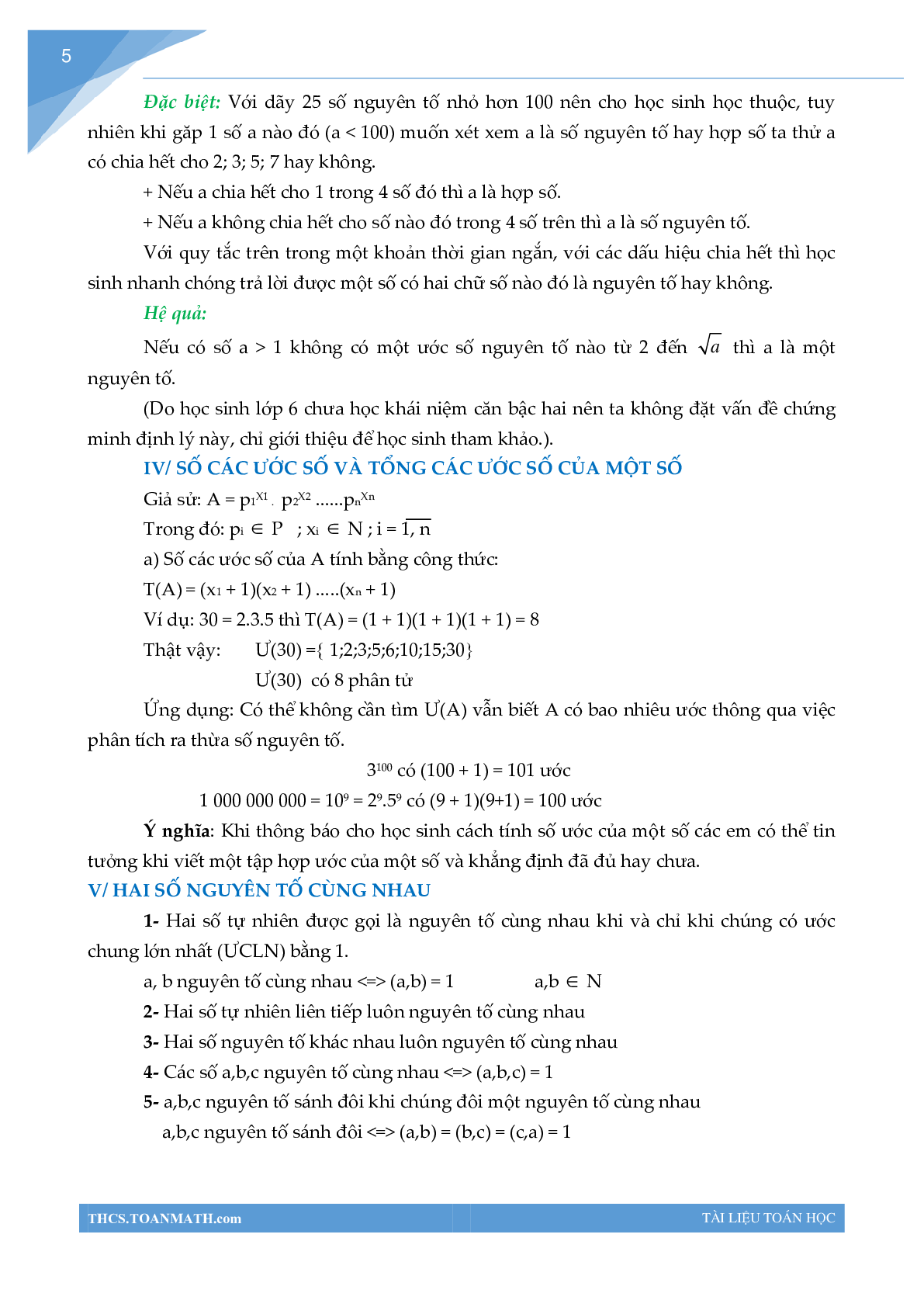 50 Bài tập về số nguyên tố (có đáp án năm 2024) - Toán 6 (trang 3)