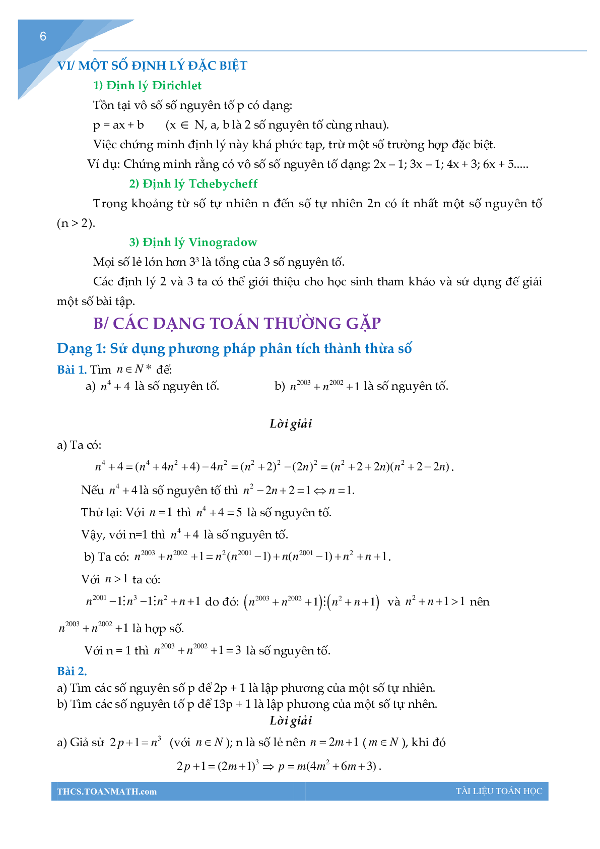 50 Bài tập về số nguyên tố (có đáp án năm 2024) - Toán 6 (trang 4)