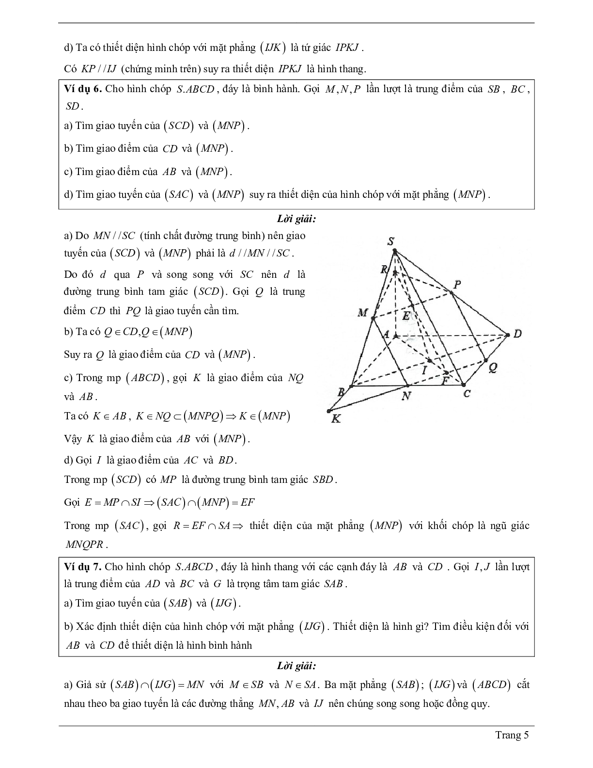 70 Bài tập về hai đường thẳng song song (có đáp án năm 2024) - Toán 11 (trang 5)