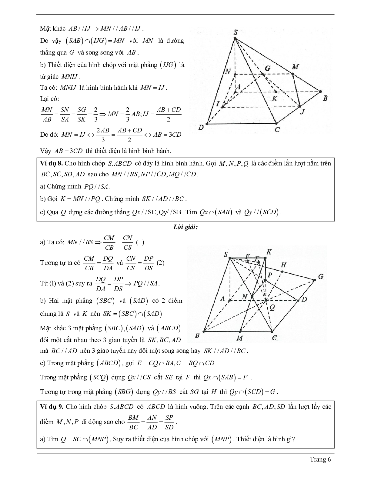 70 Bài tập về hai đường thẳng song song (có đáp án năm 2024) - Toán 11 (trang 6)