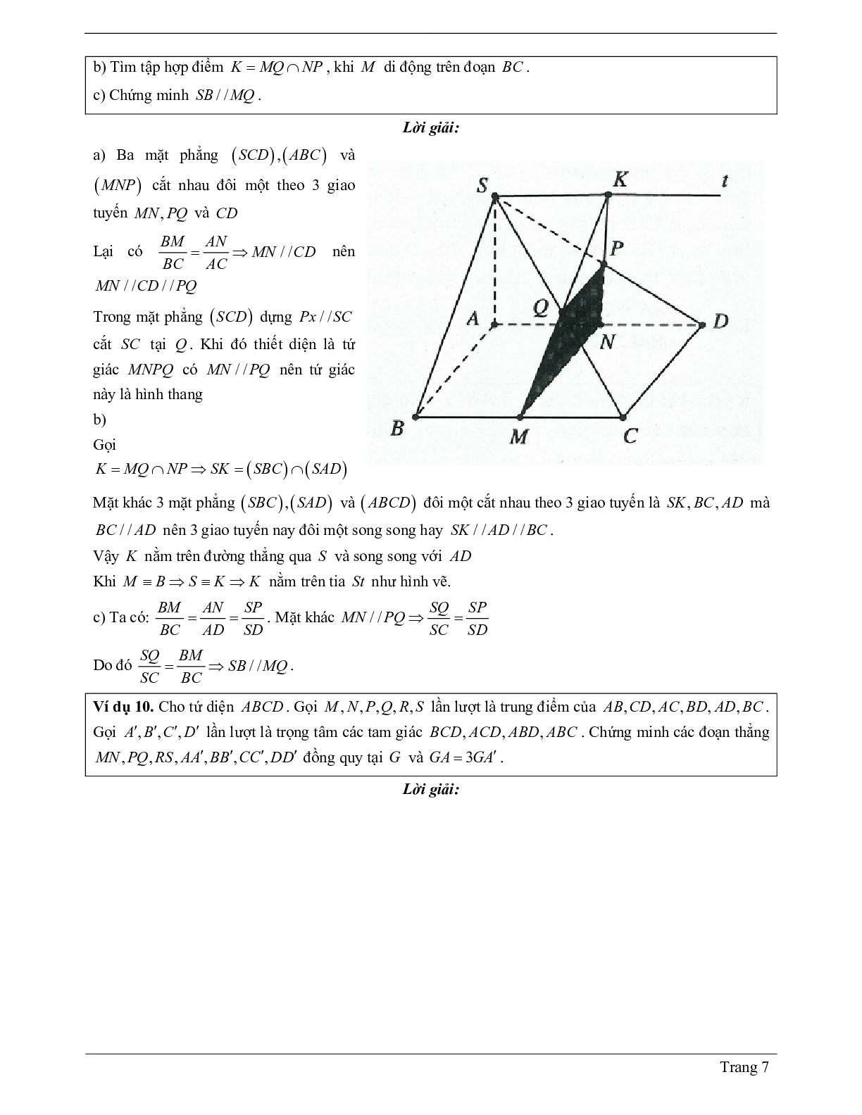 70 Bài tập về hai đường thẳng song song (có đáp án năm 2024) - Toán 11 (trang 7)