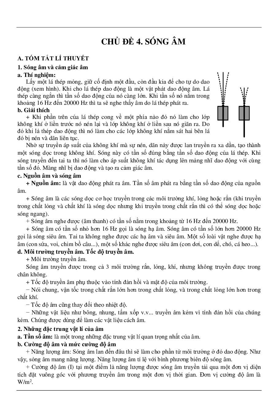 100 bài tập về sóng âm (2024) có đáp án chi tiết nhất (trang 2)