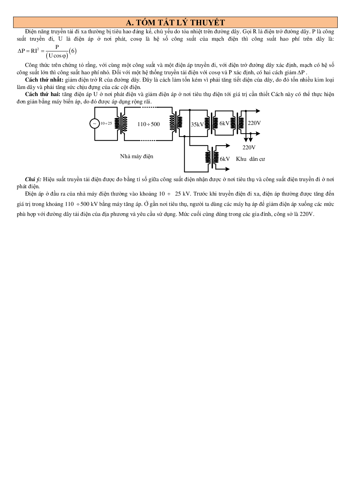 90 bài tập về truyền tải điện năng (có đáp án năm 2023) - Vật lí 12 (trang 2)