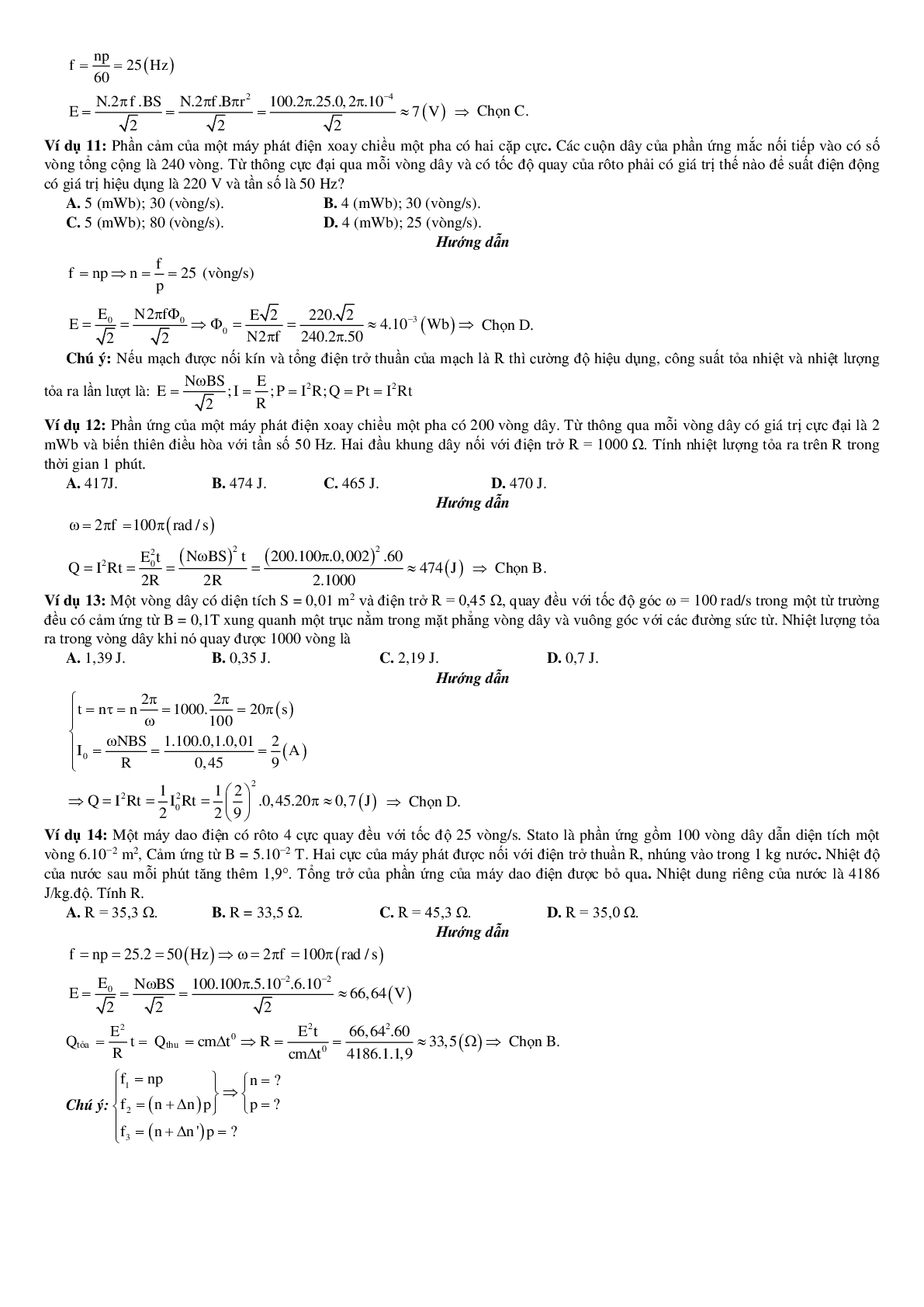 100 bài tập về máy phát điện xoay chiều (2024) có đáp án chi tiết nhất (trang 5)