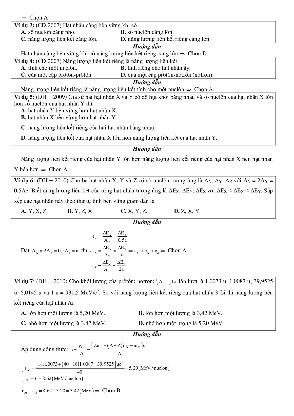100 bài tập về năng lượng liên kết của hạt nhân. phản ứng hạt nhân (2024) có đáp án chi tiết nhất (trang 2)