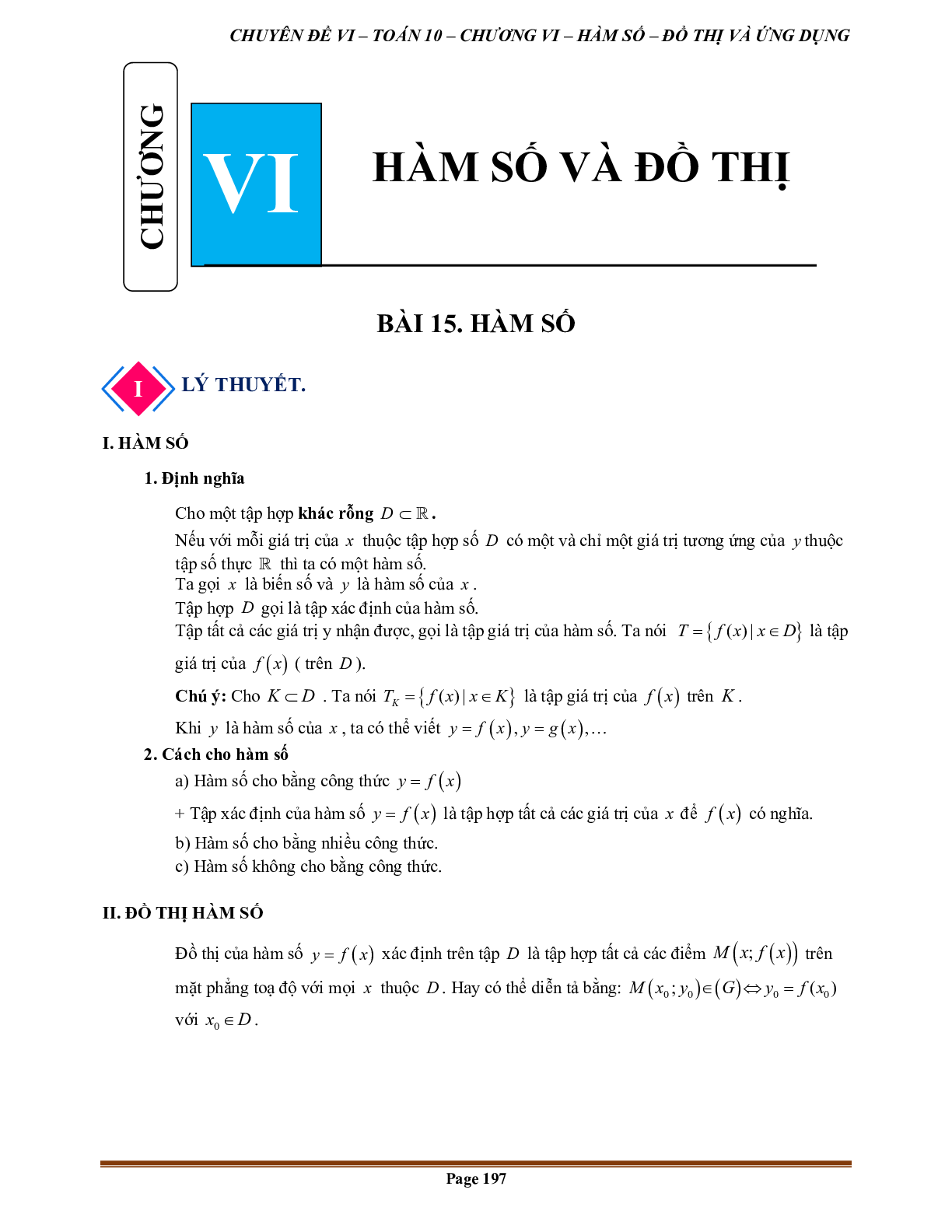 150 Bài tập hàm số (có đáp án năm 2024) - Toán 10 (trang 1)