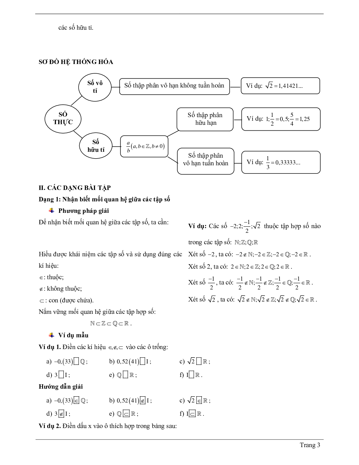70 Bài tập về Số vô tỉ. Căn bậc hai số học (có đáp án năm 2024) - Toán 7 (trang 3)
