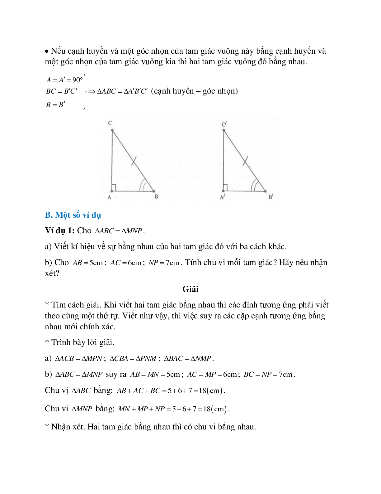 30 Bài tập hai tam giác bằng nhau (có đáp án năm 2024) - Toán 7 (trang 3)