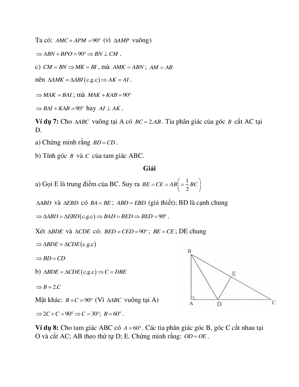 30 Bài tập hai tam giác bằng nhau (có đáp án năm 2024) - Toán 7 (trang 7)