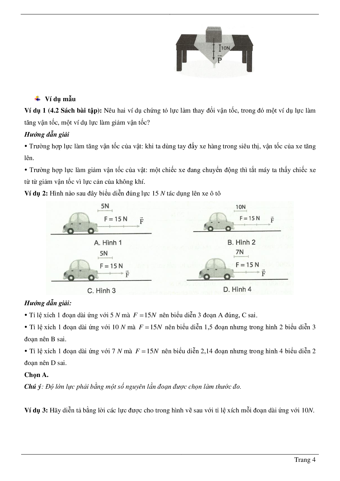 100 bài tập về lực cân bằng - quán tính - lực ma sát (2024) có đáp án chi tiết nhất (trang 4)