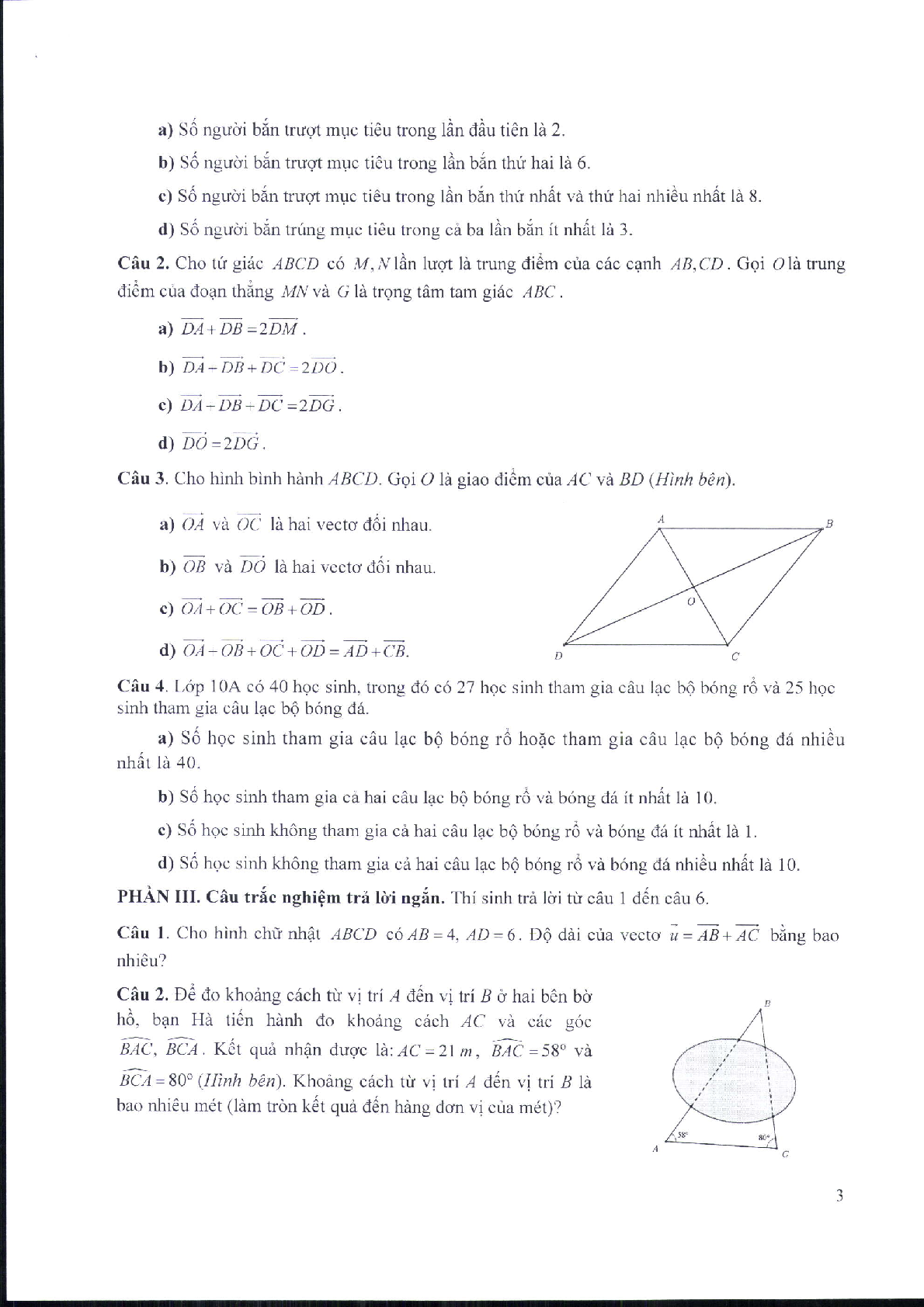 Đề minh họa môn Toán thi tốt nghiệp THPT 2025 (có đáp án) (trang 3)