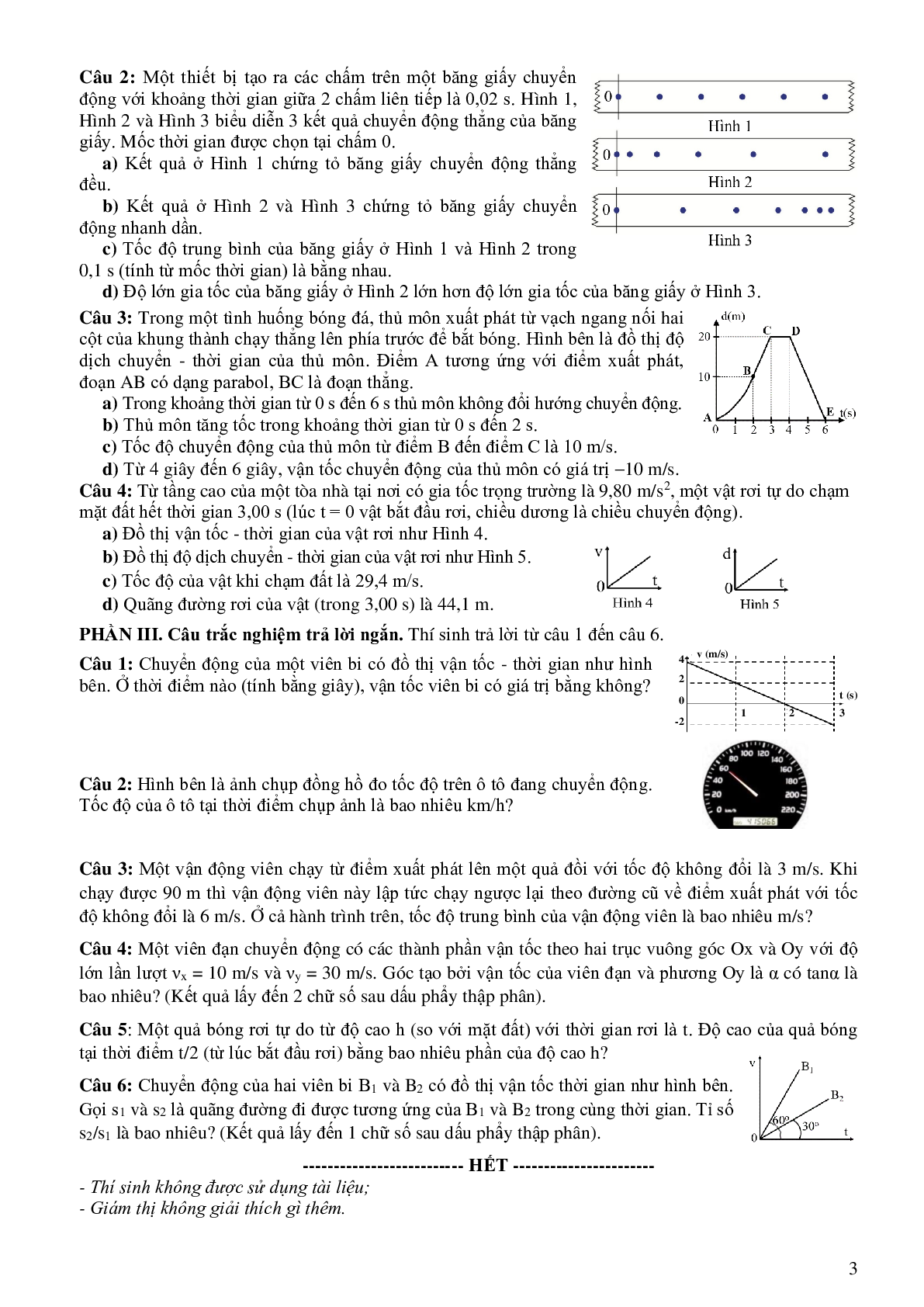 Đề minh họa môn Vật lí thi tốt nghiệp THPT 2025 (có đáp án) (trang 3)