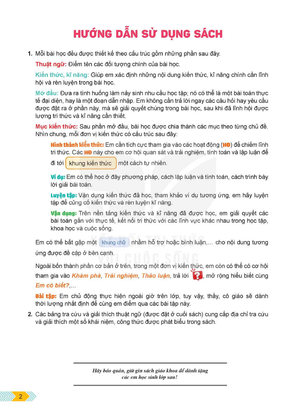 SGK Toán 12 Tập 2 Kết nối tri thức PDF | Sách giáo khoa Toán 12 Tập 2 Kết nối tri thức (trang 4)