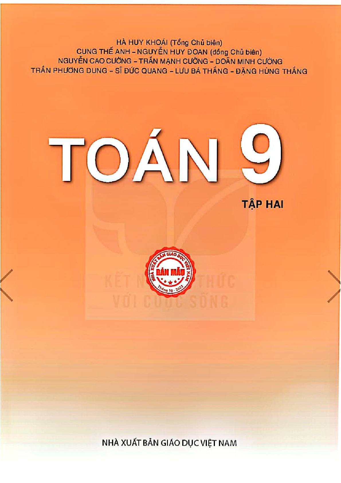 SGK Toán 9 Tập 2 Kết nối tri thức PDF | Sách giáo khoa Toán 9 Tập 2 Kết nối tri thức (trang 3)