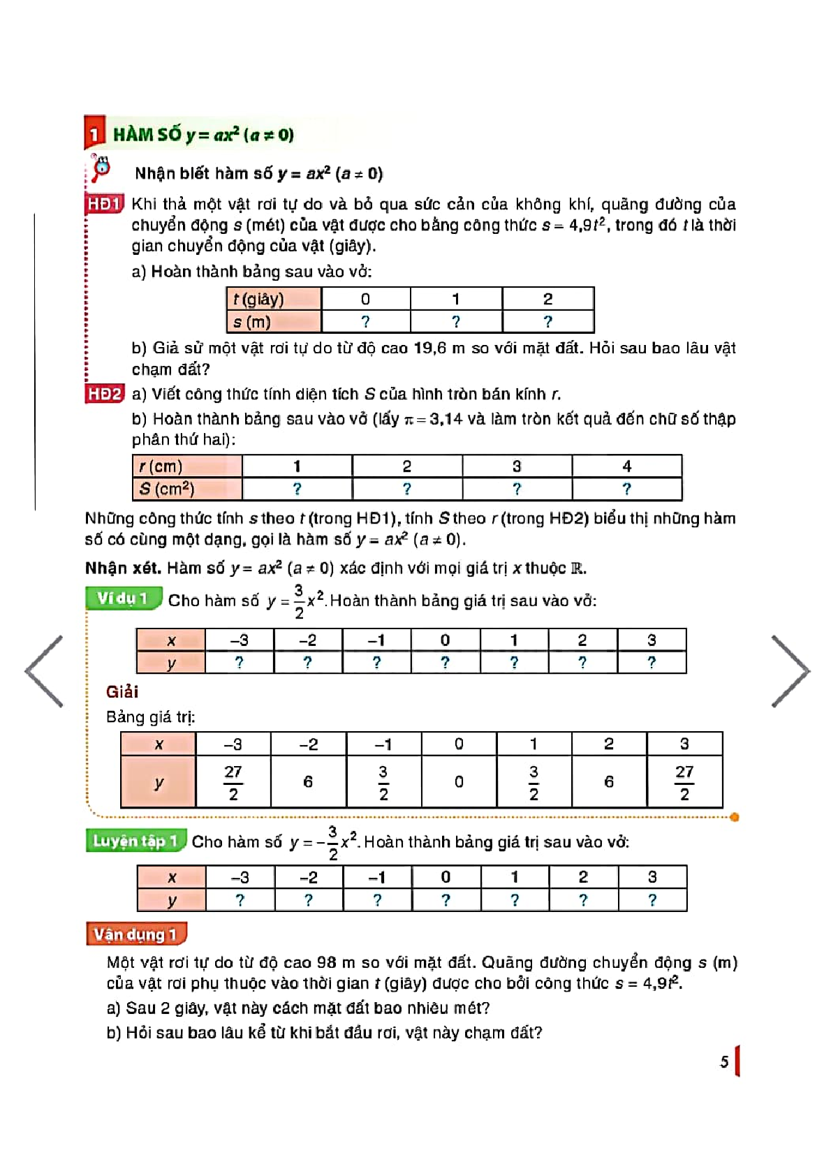 SGK Toán 9 Tập 2 Kết nối tri thức PDF | Sách giáo khoa Toán 9 Tập 2 Kết nối tri thức (trang 7)