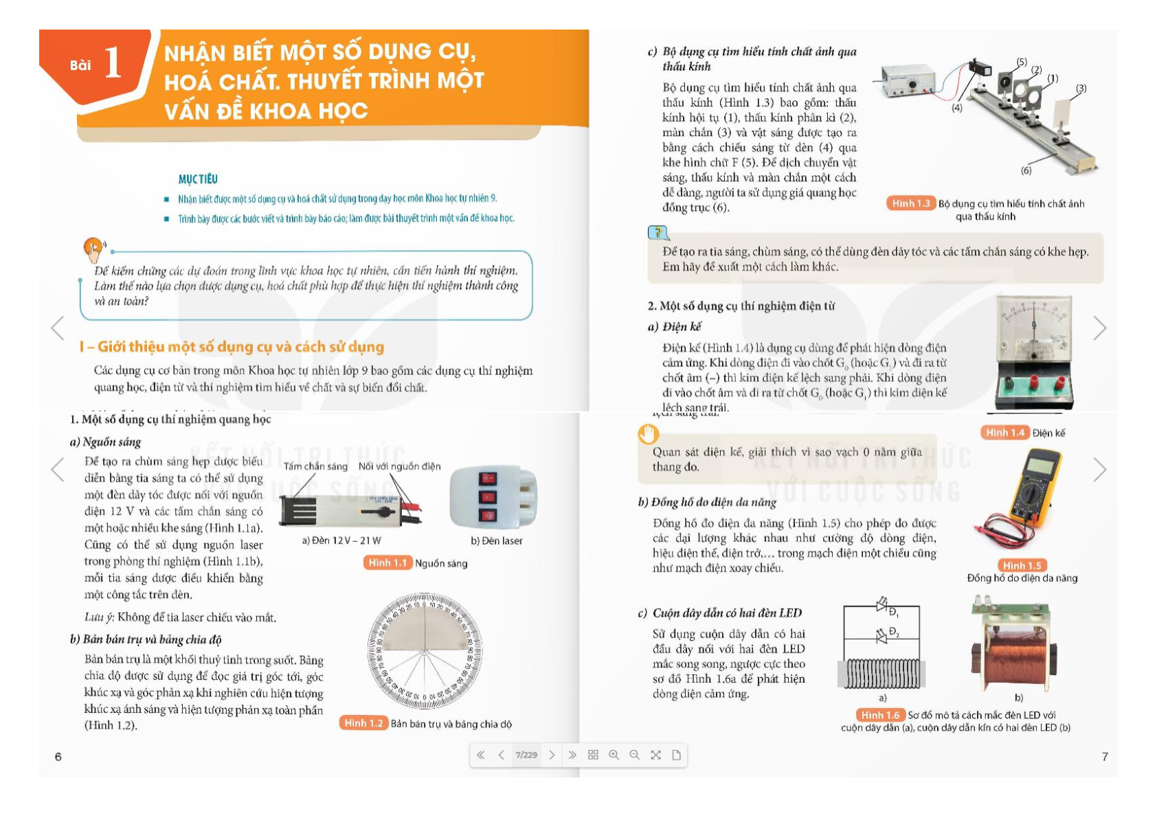 SGK Khoa học tự nhiên 9 Kết nối tri thức PDF | Sách giáo khoa Khoa học tự nhiên lớp 9 Kết nối tri thức (trang 5)