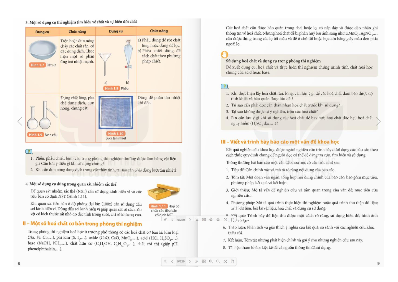 SGK Khoa học tự nhiên 9 Kết nối tri thức PDF | Sách giáo khoa Khoa học tự nhiên lớp 9 Kết nối tri thức (trang 6)