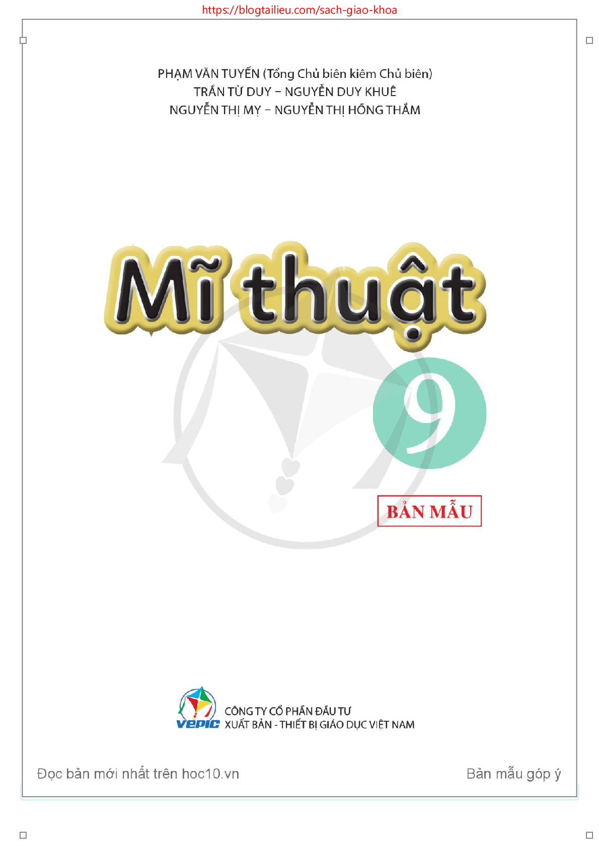 SGK Mĩ thuật 9 Cánh diều PDF | Sách giáo khoa Mĩ thuật lớp 9 Cánh diều (trang 3)