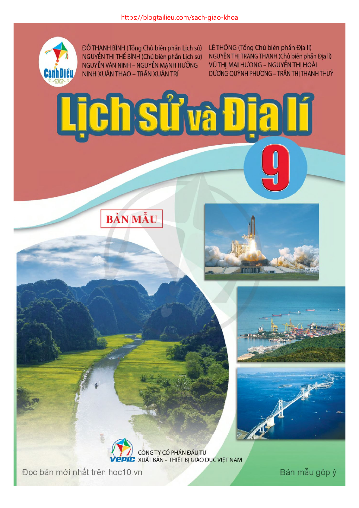 SGK Lịch sử và Địa lí 9 Cánh diều PDF | Sách giáo khoa Lịch sử và Địa lí lớp 9 Cánh diều (trang 1)