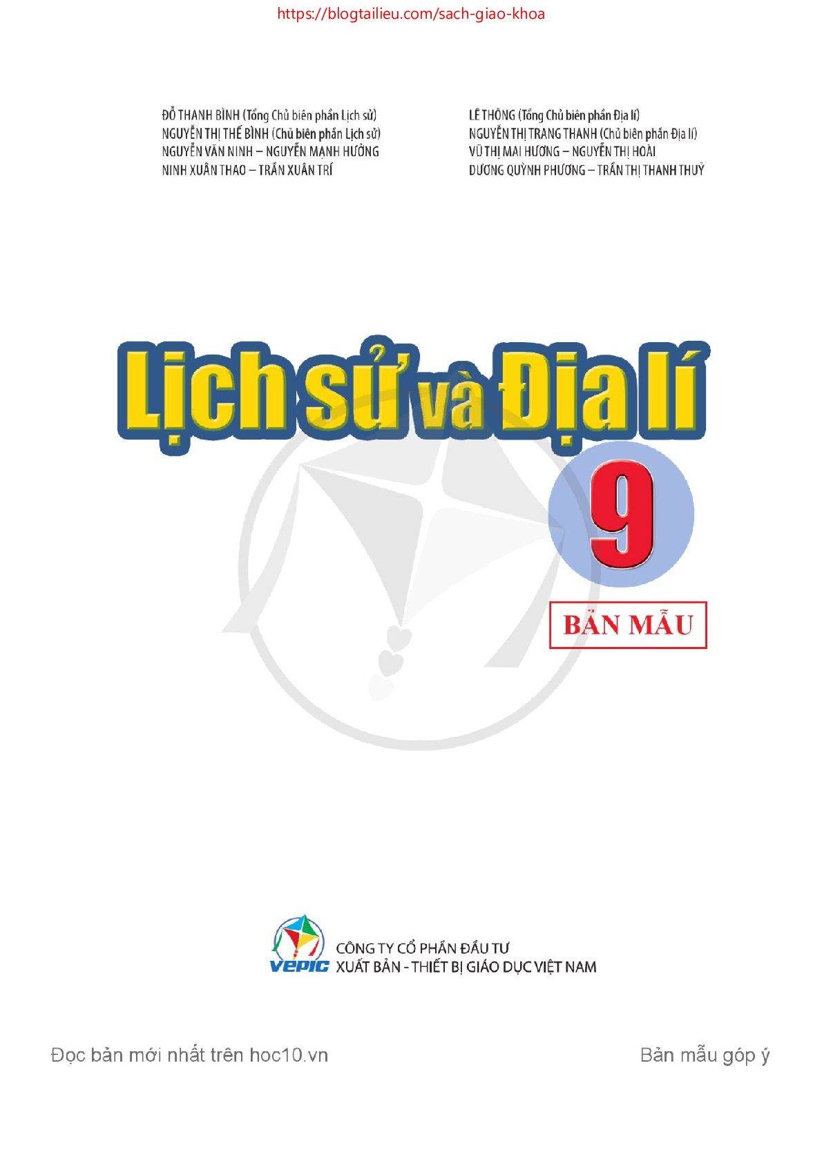 SGK Lịch sử và Địa lí 9 Cánh diều PDF | Sách giáo khoa Lịch sử và Địa lí lớp 9 Cánh diều (trang 3)