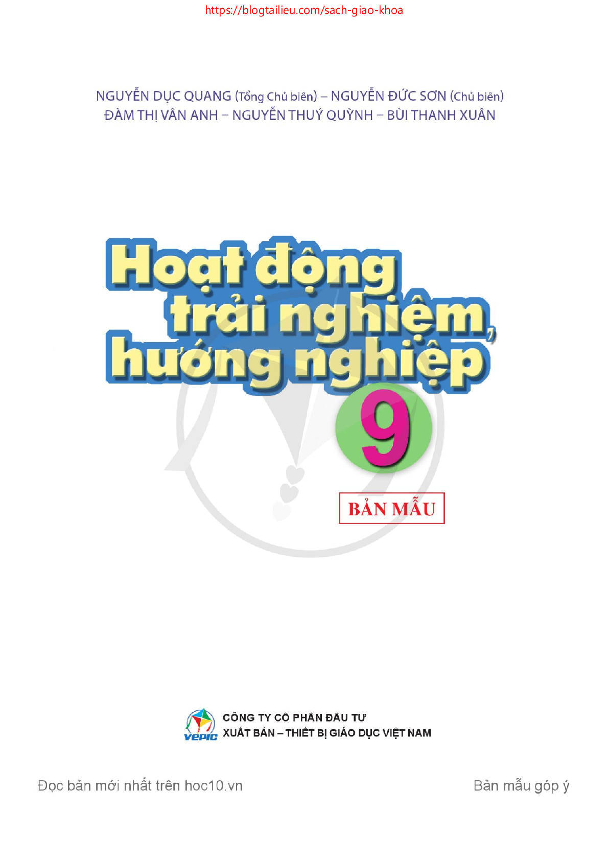 SGK Hoạt động trải nghiệm 9 Cánh diều PDF | Sách giáo khoa Hoạt động trải nghiệm lớp 9 Cánh diều (trang 3)