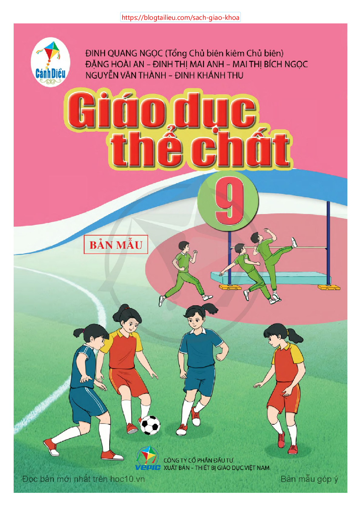 SGK Giáo dục thể chất 9 Cánh diều PDF | Sách giáo khoa Giáo dục thể chất lớp 9 Cánh diều (trang 1)