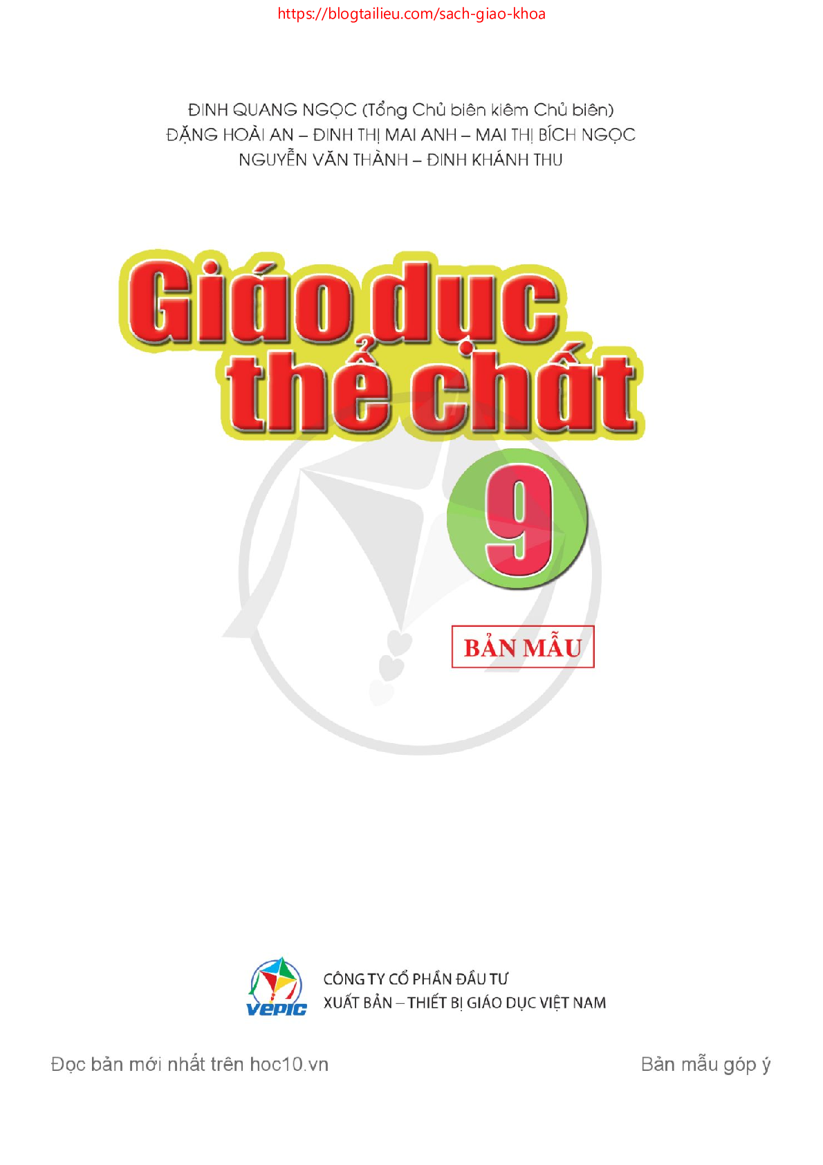 SGK Giáo dục thể chất 9 Cánh diều PDF | Sách giáo khoa Giáo dục thể chất lớp 9 Cánh diều (trang 3)