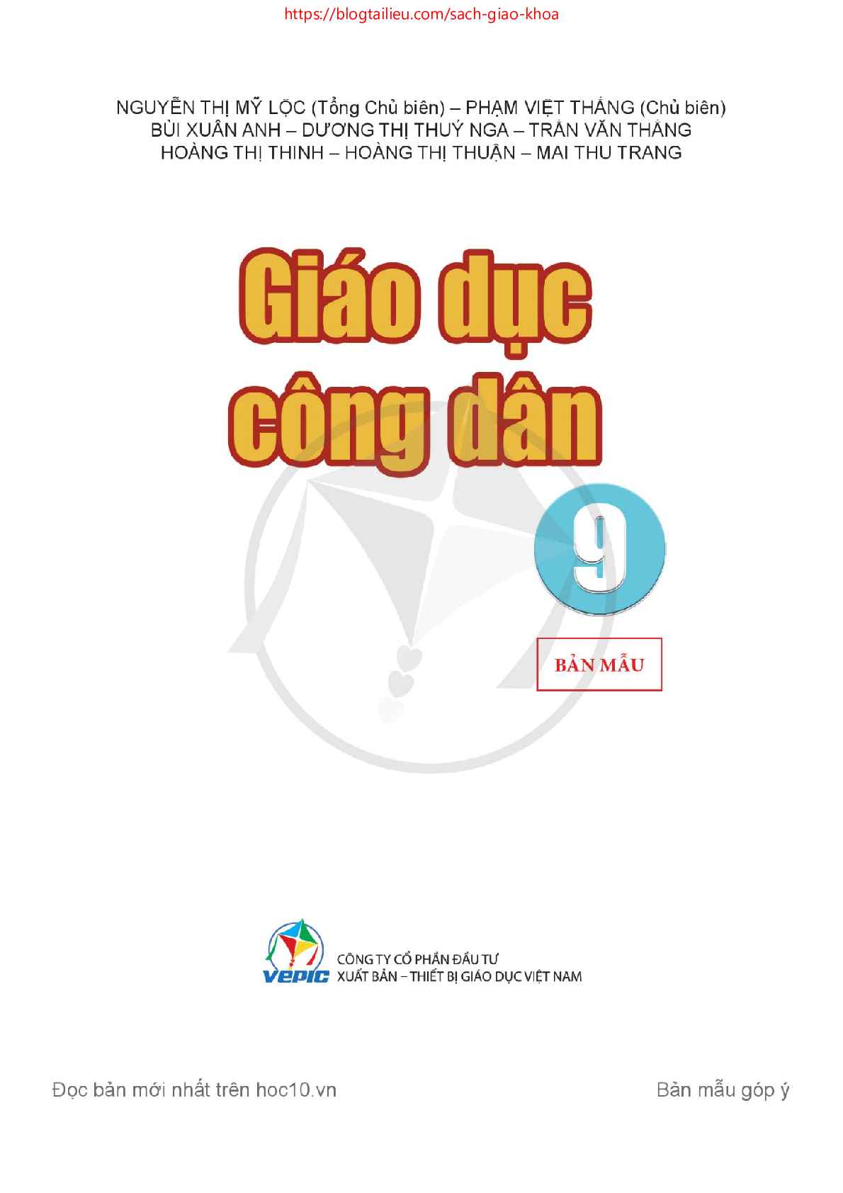 SGK Giáo dục công dân 9 Cánh diều PDF | Sách giáo khoa Giáo dục công dân lớp 9 Cánh diều (trang 3)