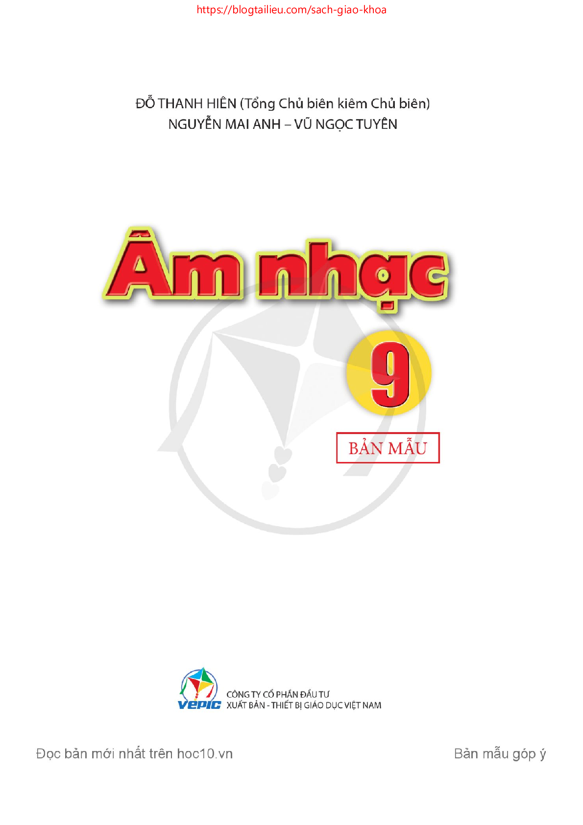 SGK Âm nhạc 9 Cánh diều PDF | Sách giáo khoa Âm nhạc lớp 9 Cánh diều (trang 3)