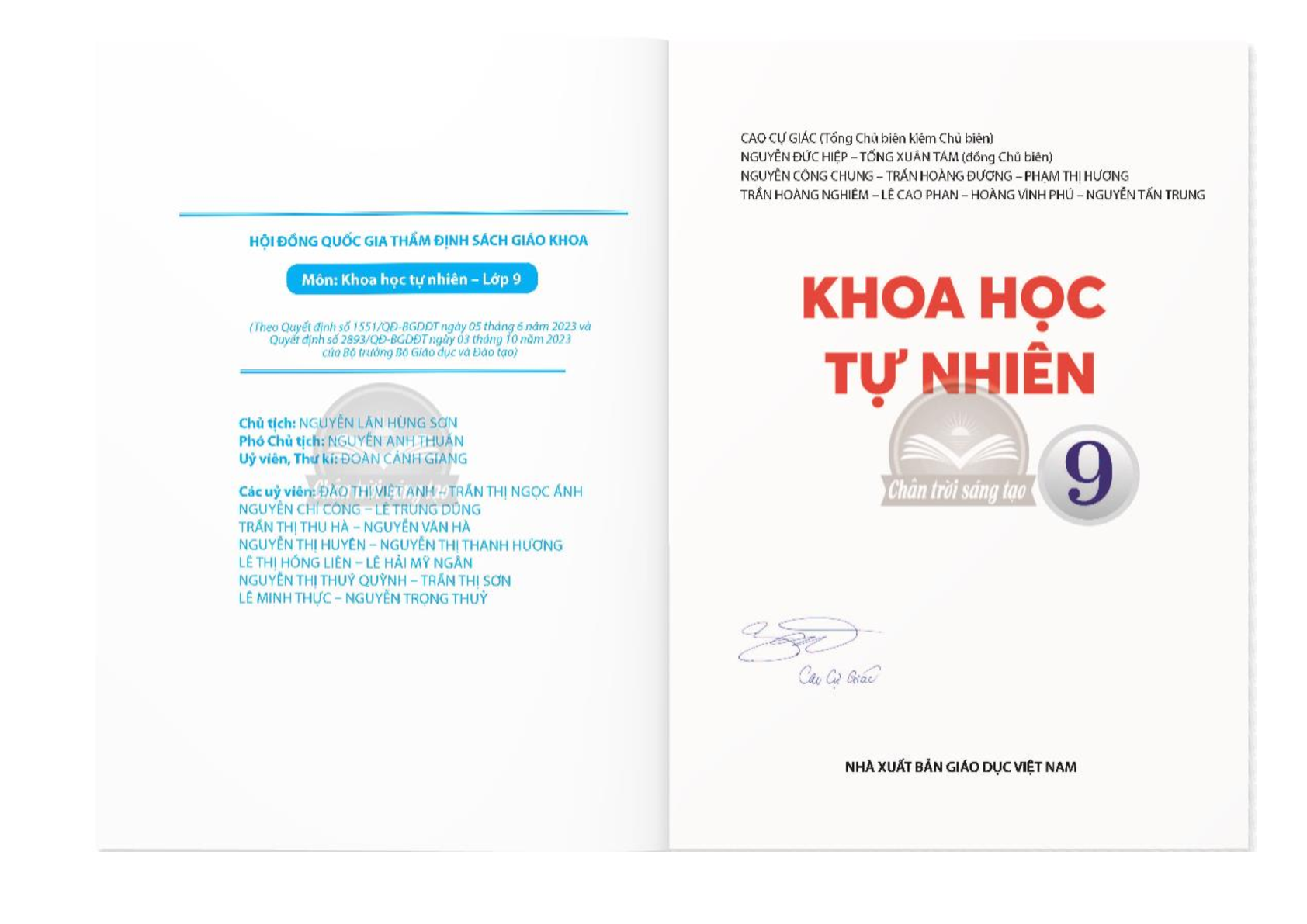 SGK Khoa học tự nhiên 9 Chân trời sáng tạo PDF | Sách giáo khoa KHTN 9 Chân trời sáng tạo (trang 2)