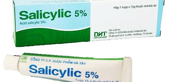 Acid salicylic - Điều trị viêm da tiết bã nhờn - Hộp 1 tuýp 15g - Cách dùng