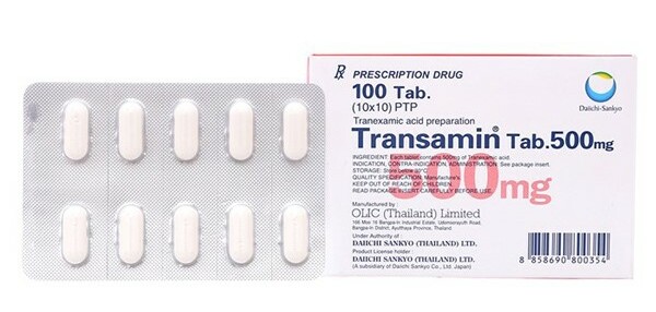 Acid Tranexamic - Điều trị chảy máu kết hợp - Hộp 10 vỉ x 10 viên - Cách dùng