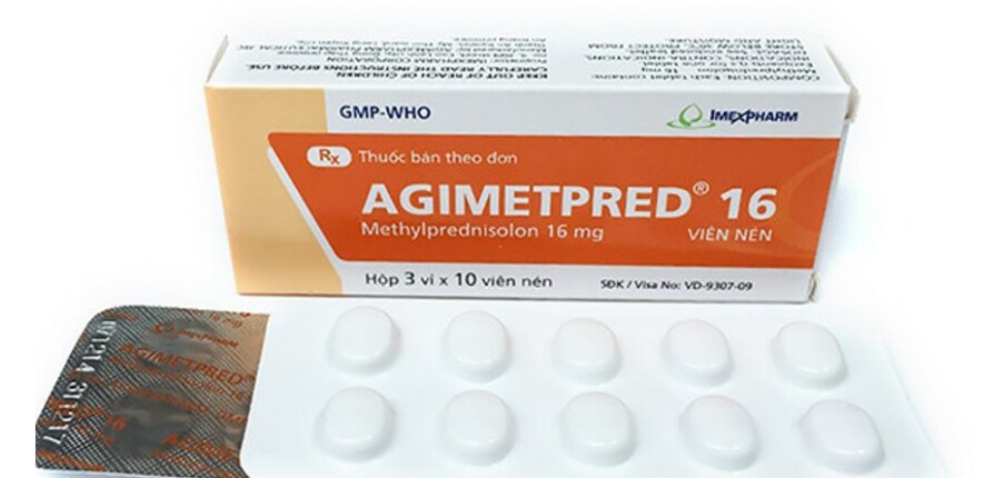 Thuốc Agimetpred - Chống viêm - Hộp 3 vỉ x 10 viên - Cách dùng