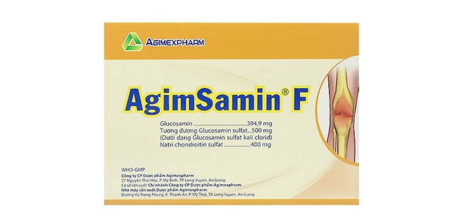 AgimSamin F - Giảm đau, hạ sốt - Hộp 60 viên - Cách dùng
