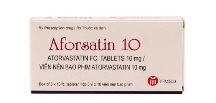 Thuốc Aforsatin - Điều trị rối loạn lipid máu - Hộp 3 vỉ x 10 viên - Cách dùng