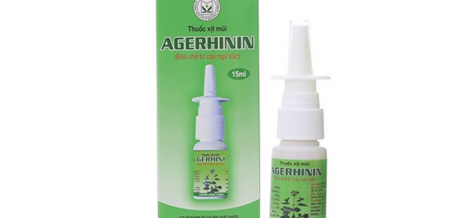Thuốc Agerhinin - Điều trị viêm mũi nhiễm trùng - Hộp 1 lọ x 15 ml - Cách dùng