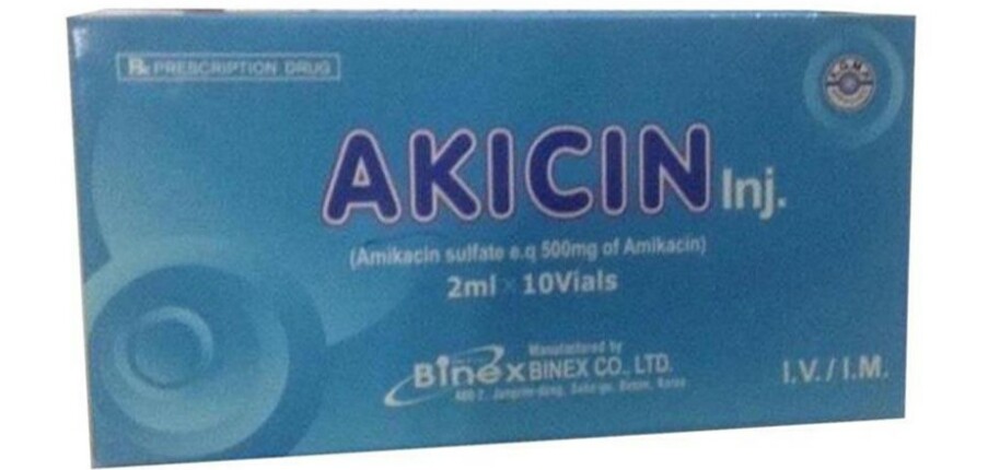 Thuốc Akicin Inj - Điều trị nhiễm khuẩn - Hộp 10 lọ x 2ml - Cách dùng