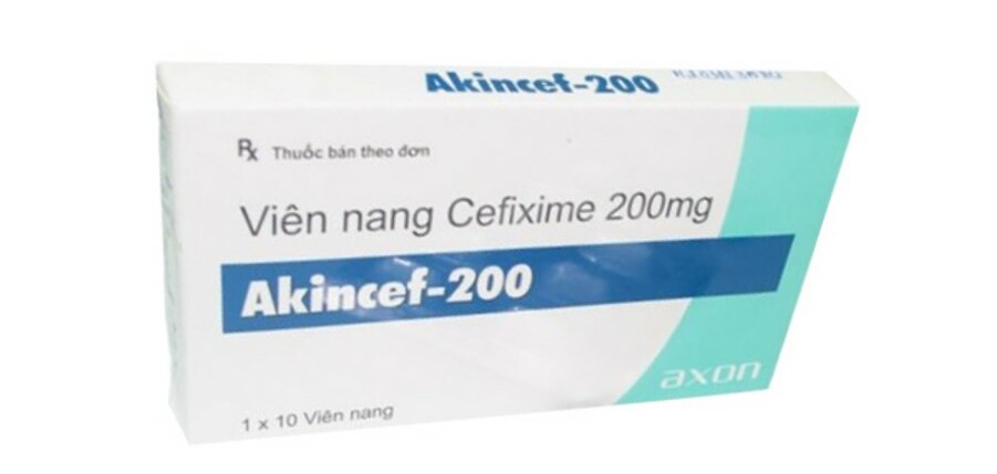 Thuốc Akincef - Điều trị nhiễm khuẩn - Hộp 1 vỉ x 10 viên - Cách dùng