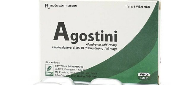 Thuốc Agostini - Dùng trong các trường hợp loãng xương - Hộp 1 vỉ x 4 viên - Cách dùng