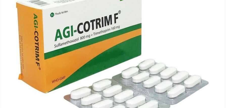 Thuốc Agi-Cotrim F - Điều trị nhiễm khuẩn - Hộp 10 vỉ x 10 viên - Cách dùng