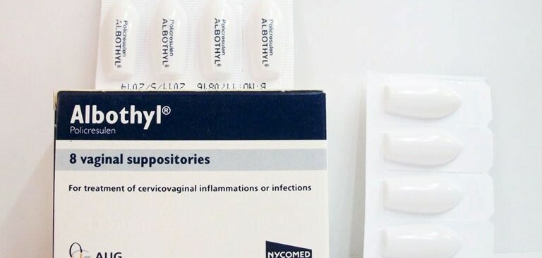 Thuốc Albothyl - Điều trị tại chỗ nhiễm khuẩn âm đạo - Hộp 6 viên - Cách dùng