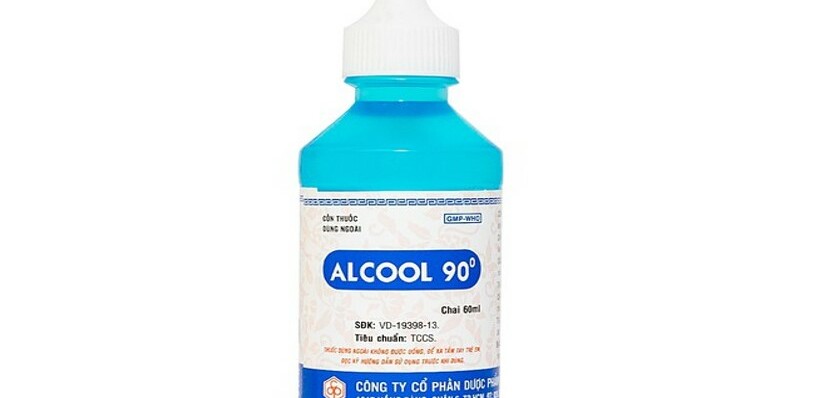 Cồn Alcool - Sát trùng ngoài da - Chai 60ml - Cách dùng