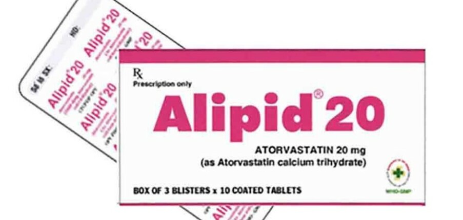 Thuốc Alipid 20mg - Điều trị mỡ máu - Hộp 1 vỉ x 10 viên - Cách dùng