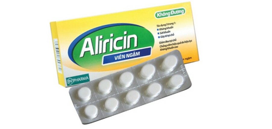 Thuốc Aliricin - Điều trị viêm họng - Hộp 3 vỉ x 10 viên - Cách dùng