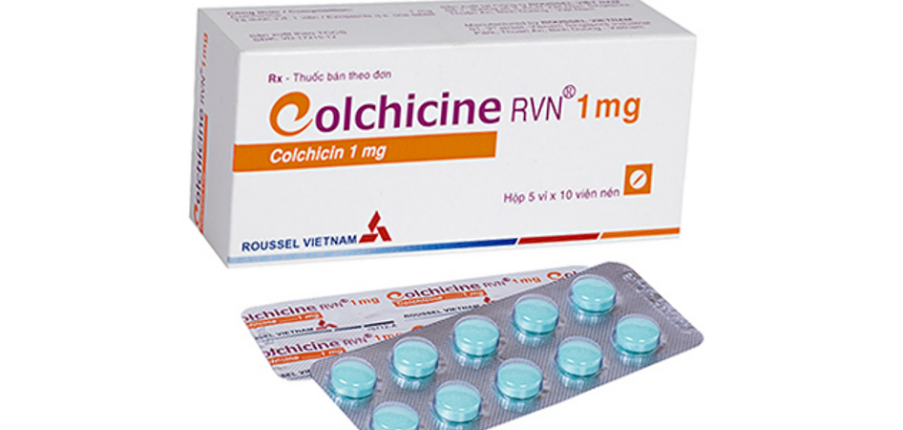 Thuốc Colchicine RVN - Điều trị Gout và các bệnh xương khớp - Hộp 5 vỉ x 10 viên - Cách dùng