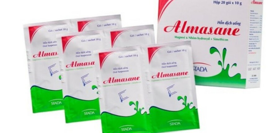 Thuốc Almasane - Điều trị trong các bệnh lý viêm loét dạ dày - Hộp 20 gói - Cách dùng
