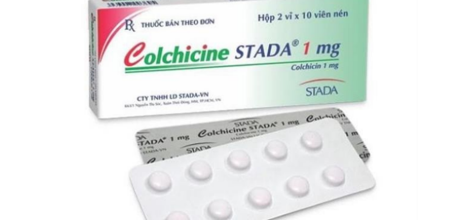 Thuốc Colchicine STADA - Điều trị Gout và các bệnh xương khớp - Hộp 5 vỉ x 10 viên - Cách dùng