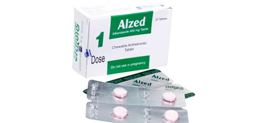 Thuốc Alzed - Điều trị ký sinh trùng đường ruột - Hộp 20 vỉ x 1 viên - Cách dùng
