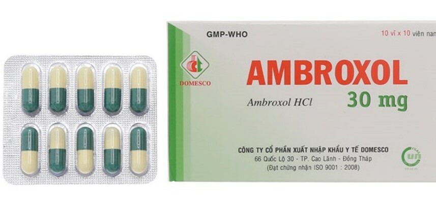 Thuốc Ambroxol - Điều trị các bệnh cấp và mạn tính ở đường hô hấp - Hộp 10 vỉ x 10 viên - Cách dùng